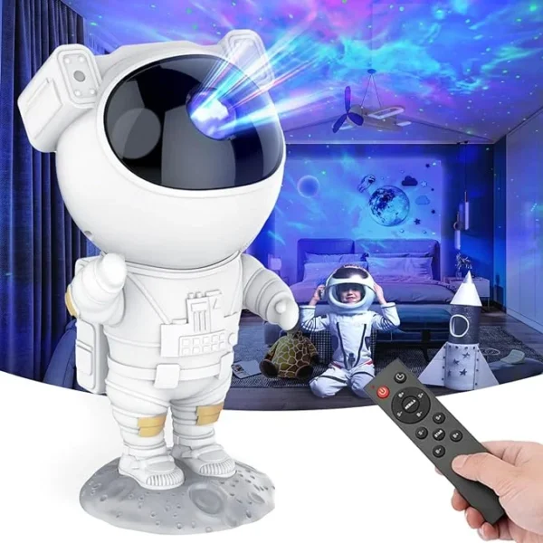 Astronaut Galaxy Projector – Remote-Controlled Starry Night Light - Image 6