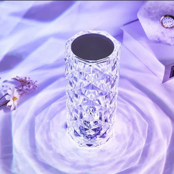 16 Colors Rose Diamond Table Lamp - Image 3